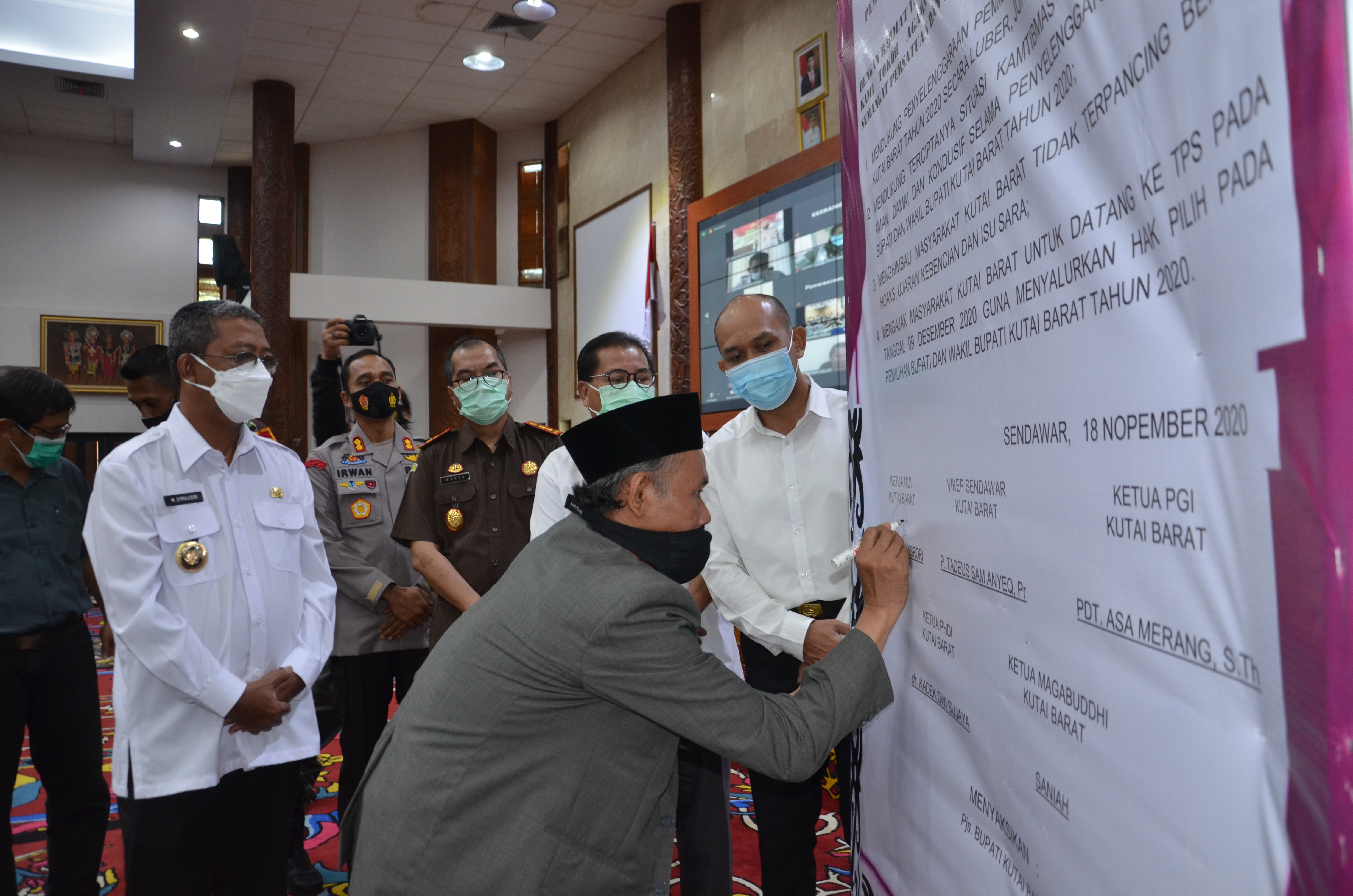 Tokoh Agama Kubar, Deklarasi Damai, Tolak Sara dan Hoaks
